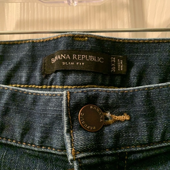 Banana Republic Rapid Movement Denim Women’s Straight Leg Slim Fit Jeans 36/32 - Picture 3 of 12